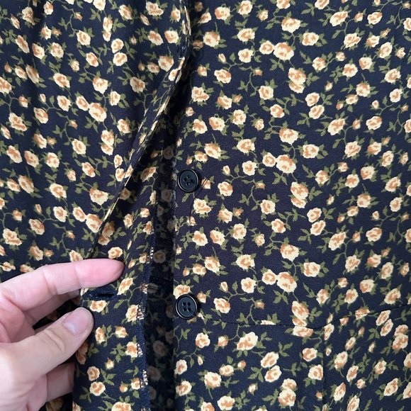 Reformation Black and Yellow Floral Maxi Dress - Picture 2 of 7